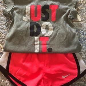 Nike Dry Fit Kids shirt/shorts set size 3T
